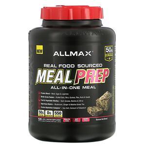 ALLMAX Nutrition, Real Food Sourced Meal Prep, All-in-One Meal, Banana Nut Bread, 5.6 lb (2.54 kg) - HealthCentralUSA