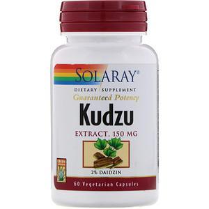 Solaray, Kudzu Extract, 150 mg, 60 Vegetarian Capsules - HealthCentralUSA