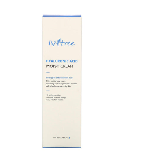 Isntree, Hyaluronic Acid, Moist Cream, 3.38 fl oz (100 ml) - HealthCentralUSA