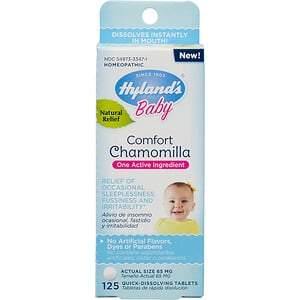 Hyland's, Baby, Comfort Chamomilla , 125 Quick-Dissolving Tablets - HealthCentralUSA