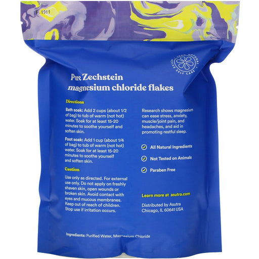 Asutra, Soak Pain Away, Magnesium Flakes, 2 lbs (907 g) - HealthCentralUSA