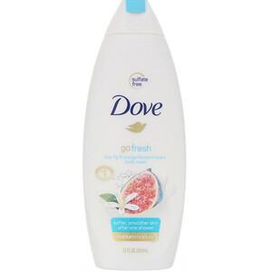 Dove, Go Fresh, Body Wash, Blue Fig & Orange Blossom, 22 fl oz (650 ml) - HealthCentralUSA