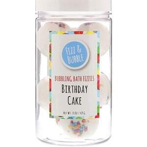 Fizz & Bubble, Bubbling Bath Fizzies, Birthday Cake, 15 oz (425 g) - HealthCentralUSA