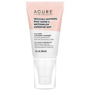 Acure, Seriously Soothing, Rose Water & Watermelon Superfine Mist, 2 fl oz (59 ml) - HealthCentralUSA