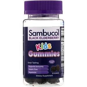 Sambucol, Black Elderberry, Kids Gummies, 30 Gummies - HealthCentralUSA
