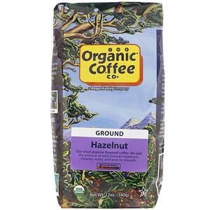 Organic Coffee Co., Hazelnut, Ground, 12 oz (340 g) - HealthCentralUSA