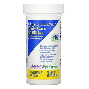 Advanced Naturals, Ultimate FloraMax, Daily Care, 30 Billion, 30 Vegetable Capsules - HealthCentralUSA