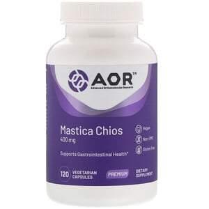 Advanced Orthomolecular Research AOR, Mastica Chios, 400 mg, 120 Vegetarian Capsules - HealthCentralUSA