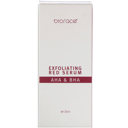 Biorace, Exfoliating Red Serum, AHA & BHA, 1.01 oz (30 ml) - HealthCentralUSA