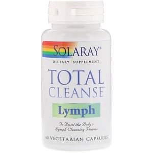 Solaray, Total Cleanse Lymph, 60 Vegetarian Capsules - HealthCentralUSA