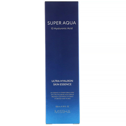 Missha, Super Aqua, Ultra Hyalron Skin Essence, 6.76 fl oz (200 ml) - HealthCentralUSA
