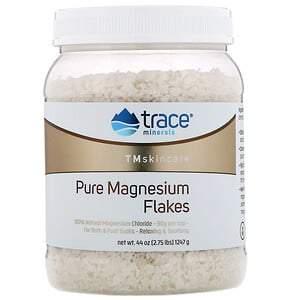 Trace Minerals Research, TM Skincare, Pure Magnesium Flakes, 2.75 lbs (1247 g) - HealthCentralUSA