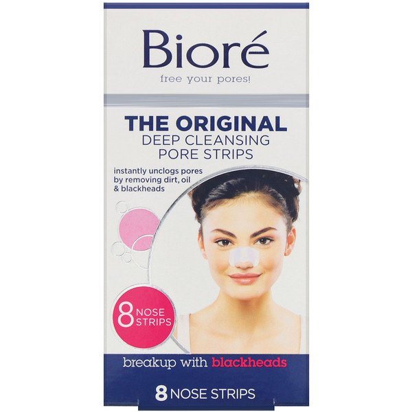 Biore, Deep Cleansing Pore Strips, 8 Nose Strips