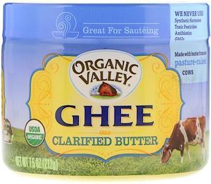 Organic Valley, Ghee Clarified Butter, 7.5 oz (212 g) - HealthCentralUSA