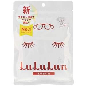 Lululun, Refreshing, Clear Skin, White Beauty Face Mask, 7 Sheets, 3.65 fl oz (108 ml) - HealthCentralUSA