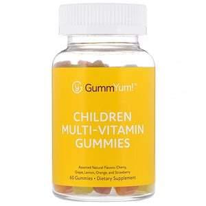 GummYum!, Children Multi-Vitamin Gummies, Assorted Natural Flavors, 60 Gummies - HealthCentralUSA
