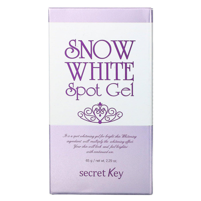 Secret Key, Snow White Spot Gel, 2.29 oz (65 g) - HealthCentralUSA