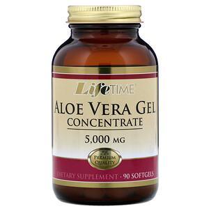 LifeTime Vitamins, Aloe Vera Gel Concentrate, 5,000 mg, 90 Softgels - HealthCentralUSA