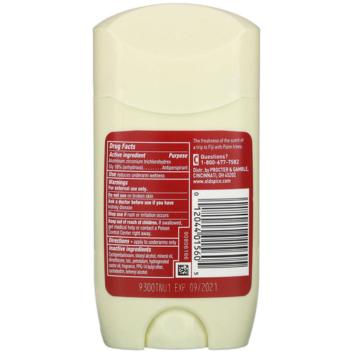 Old Spice, Fresher Collection, Anti-Perspirant & Deodorant, Fiji, 2.6 oz (73 g) - HealthCentralUSA