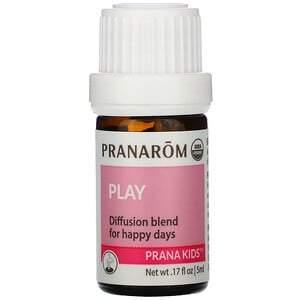 Pranarom, PRANA KIDS, Essential Oil, Play, +3 Months, .17 fl oz (5 ml) - HealthCentralUSA