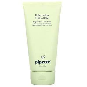 Pipette, Baby Lotion, Fragrance Free, 6 fl oz (177 ml) - HealthCentralUSA