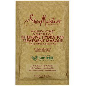 SheaMoisture, Manuka Honey & Mafura Oil Intensive Hydration Treatment Masque, 2 fl oz (59 ml) - HealthCentralUSA
