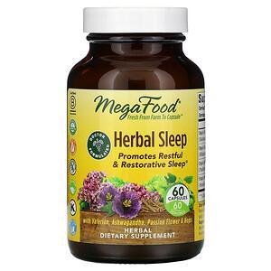 MegaFood, Herbal Sleep, 60 Capsules - HealthCentralUSA