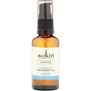 Sukin, Hydrating Treatment Oil, Haircare, 1.69 fl oz (50 ml) - HealthCentralUSA