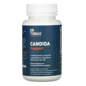 Dr. Tobias, Candida Support, 60 Capsules - HealthCentralUSA