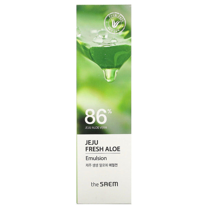 The Saem, Jeju Fresh Aloe, 86% Aloe Vera Emulsion, 5.24 fl oz (155 ml) - HealthCentralUSA