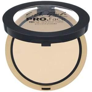 L.A. Girl, Pro Face HD Matte Pressed Powder, Creamy Natural, 0.25 oz (7 g) - HealthCentralUSA