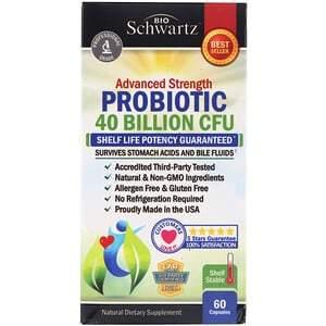 BioSchwartz, Advanced Strength Probiotic, 20 Billion CFU, 60 Capsules - HealthCentralUSA