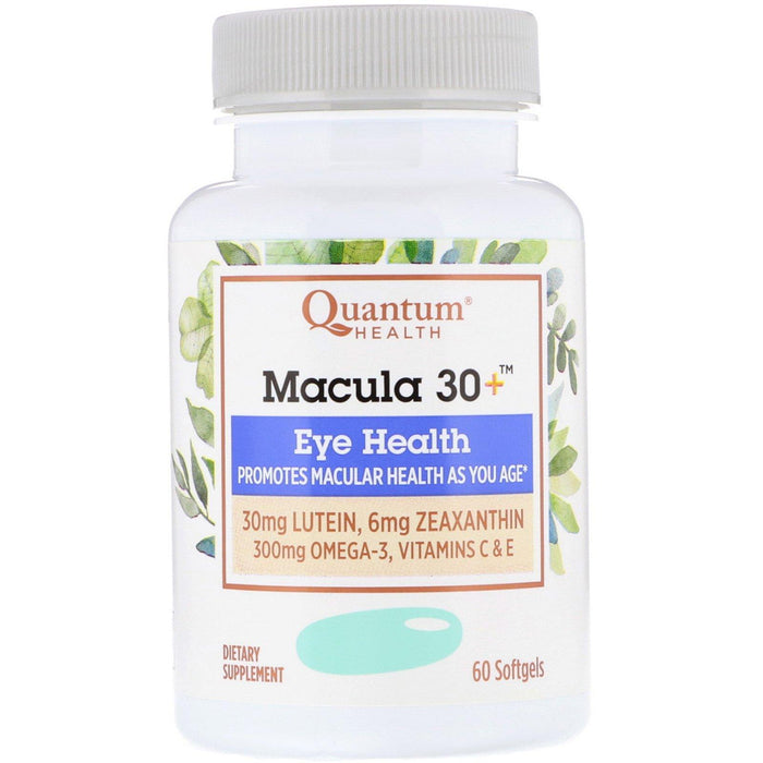 Quantum Health, Macula 30+, Eye Health, 60 Softgels - HealthCentralUSA