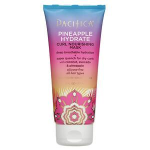 Pacifica, Pineapple Hydrate, Curl Nourishing Mask, 6 fl oz (177 ml) - HealthCentralUSA