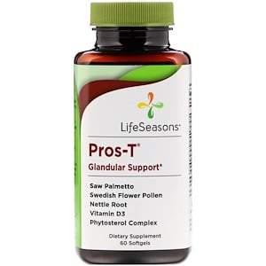 LifeSeasons, Pros-T Glandular Support, 60 Softgels - HealthCentralUSA