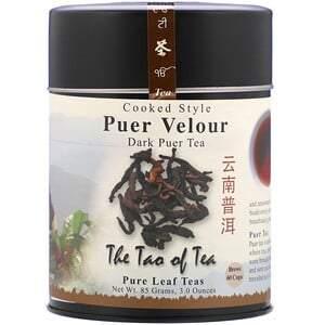 The Tao of Tea, Cooked Style Puer Velour, Dark Puer Tea, 3 oz (85 g) - HealthCentralUSA