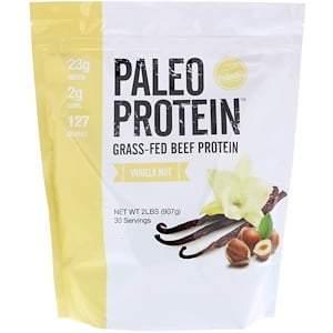 Julian Bakery, Paleo Protein, Grass-Fed Beef Protein, Vanilla Nut, 2 lbs (907 g) - HealthCentralUSA