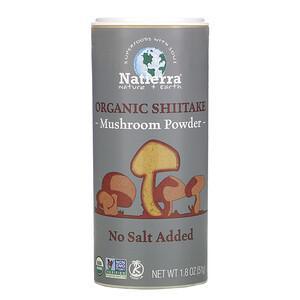 Natierra, Organic Shiitake Mushroom Powder, 1.8 oz (51 g) - HealthCentralUSA