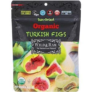 Nature's Wild Organic, Wild & Raw, Sun-Dried, Organic Turkish Figs, 6 oz (170 g) - HealthCentralUSA