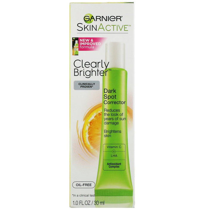 Garnier, SkinActive, Clearly Brighter, Dark Spot Corrector, 1 fl oz (30 ml) - HealthCentralUSA