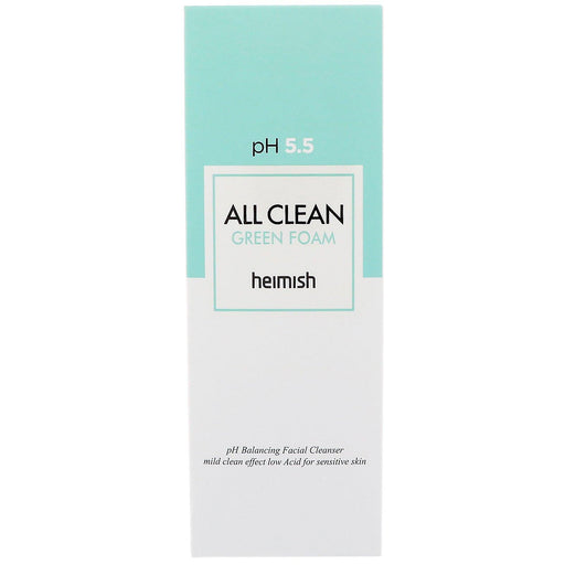 Heimish, All Clean Green Foam, Cleanser, 150 g - HealthCentralUSA