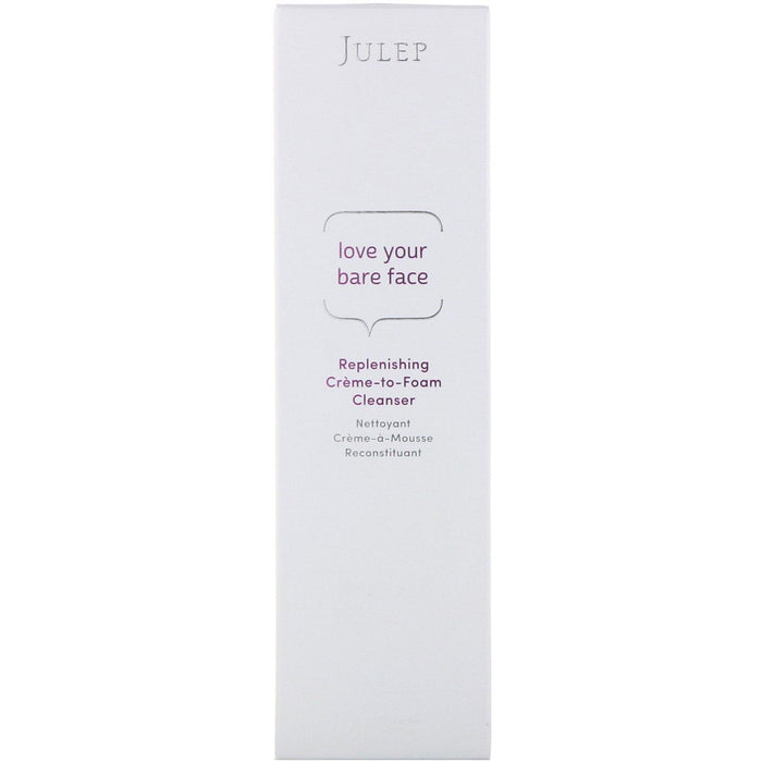 Julep, Love Your Bare Face, Replenishing Creme-to-Foam Cleanser, 4 fl oz (118 ml) - HealthCentralUSA