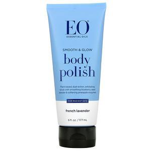 EO Products, Body Polish, French Lavender, 6 fl oz (177 ml) - HealthCentralUSA