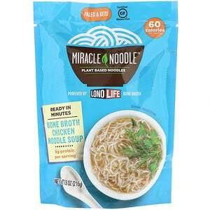 Miracle Noodle, Bone Broth Noodle Soup, Chicken, 7.6 oz (215 g) - HealthCentralUSA