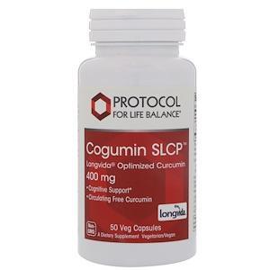 Protocol for Life Balance, Curcumin SLCP, 400 mg, 50 Veg Capsules - HealthCentralUSA