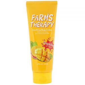 Doori Cosmetics, Farms Therapy, Sparkling Body Cream, Mango Rush, 6.7 fl oz (200 ml) - HealthCentralUSA