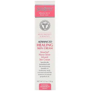 American Biotech Labs, Advanced Healing Skin Cream, Natural Grapefruit Scent, 1.2 oz (34 g) - HealthCentralUSA