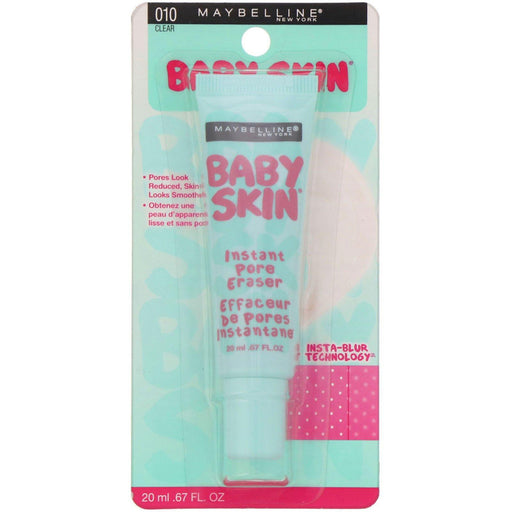 Maybelline, Baby Skin, Instant Pore Eraser, 010 Clear, 0.67 fl oz (20 ml) - HealthCentralUSA