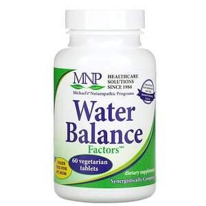 Michael's Naturopathic, Water Balance Factors, 60 Vegetarian Tablets - HealthCentralUSA