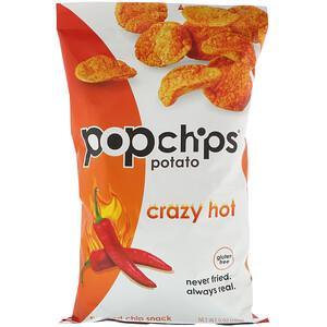 Popchips, Potato Chips, Crazy Hot, 5 oz (142 g) - HealthCentralUSA